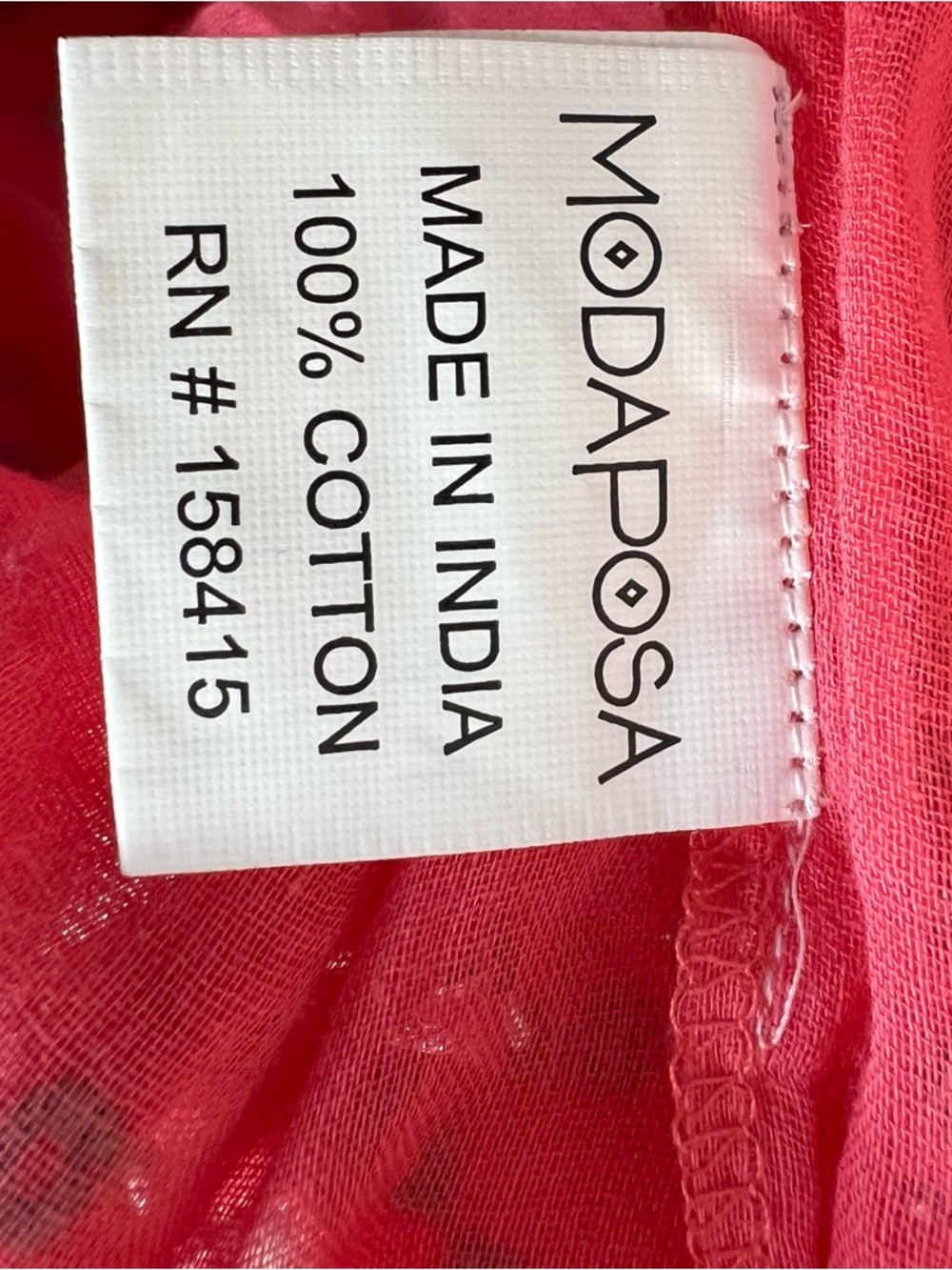 Modaposa Cadenza Dress 100% Cotton Embroidered Eyelet Pink W/Green Accents S ๐ - Picture 11 of 11